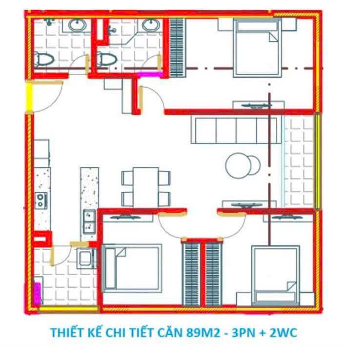 Căn Lô Góc Chung Cư Thương Mại UDIC ECO TOWER Hạ Đình – 214 Nguyễn Xiển 90m – Ngã Tư Khuất Duy Tiến