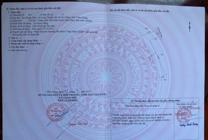 ĐẤT ĐẸP – ĐẦU TƯ SINH LỜI – Chính Chủ Bán Đất xã Long Thuận, Gò Công, Tiền Giang