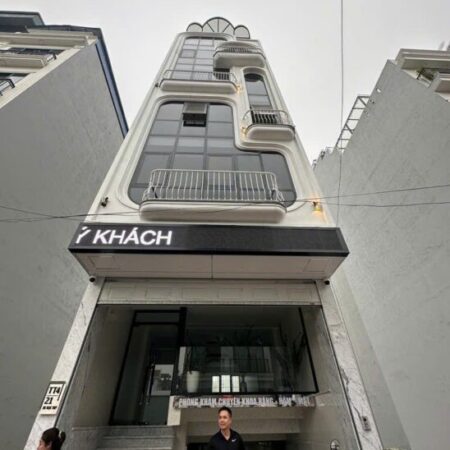 BÁN TOÀ VĂN PHÒNG 8 TẦNG – 60M² – MẶT TIỀN 5M – KHU TĐC NGỌC THỤY (TT4-21) – LONG BIÊN – GIÁ 3X TỶ