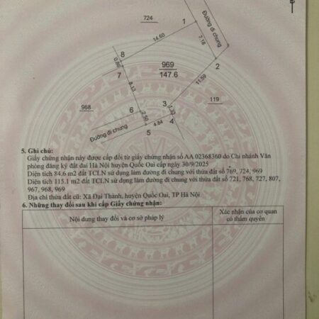 ĐẤT ĐẸP – GIÁ TỐT – CHÍNH CHỦ CẦN BÁN Đất Tại Đại Thành, Quốc Oai, Hà Nội