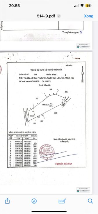 VỊ TRÍ ĐẸP – ĐẦU TƯ SINH LỜI – Bán Đất Mặt Tiền Đường Tỉnh Lộ 9, Cam Phước Tây, Cam Lâm, Khánh Hoà