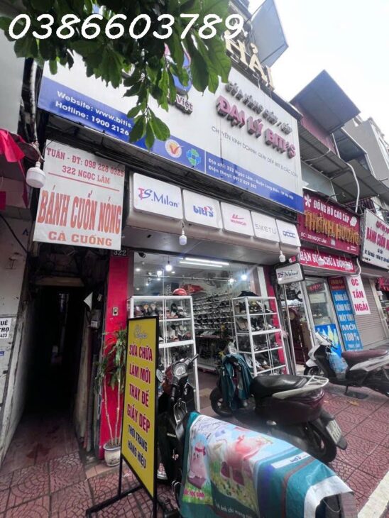 36.4m² (tầng 1) – Từ tầng 2 lên 53m² – Mặt phố Ngọc Lâm – Lô góc – 4 tầng – Mặt tiền 3.8m – giá 26