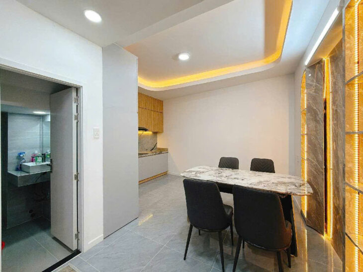 MẶT TIỀN 1 SEC NGUYỄN THỊ THẬP TÂN THUẬN Q7 NGANG 4.5 DÀI 12 M – 4T CÓ 12 TÊ