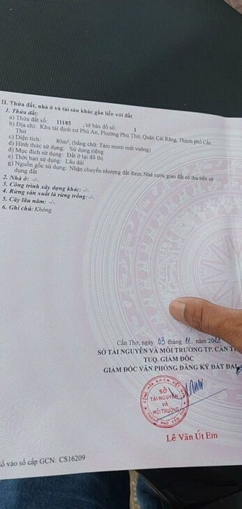 CHÍNH CHỦ CẦN BÁN NHÀ KHO – GIÁ TỐT – VỊ TRÍ TẠI 103-105, đường b1 kdc Phú An