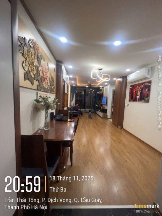bán chung cư the park home thành thái cầu giấy DT 82m 2 ngủ 2 wc giá 9,650 tỷ