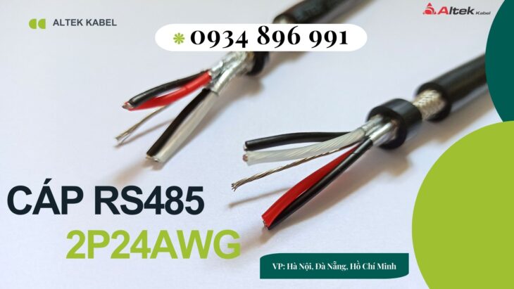 CÁP TÍN HIỆU RS485 2 PAIR 24 AWG ĐÀ NẴNG, HÀ NỘI, HỒ CHÍ MINH