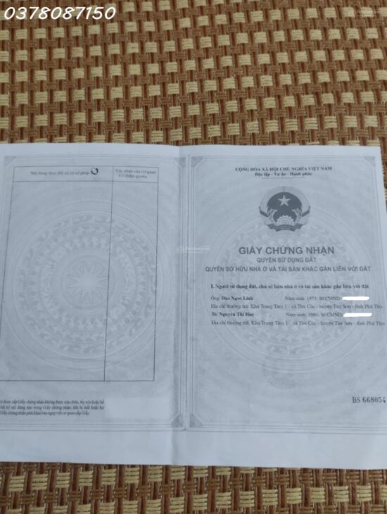 Siêu phẩm – Nhà đẹp 2 tầng mặt phố Quốc lộ 32, Tân Sơn, Phú Thọ, 238 m2, giá 4,5 tỷ