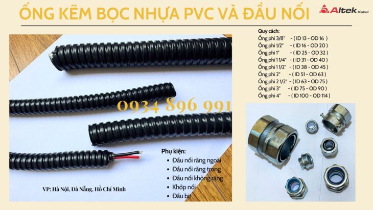 Ống Kẽm Bọc Thép Và Đầu Nối Phi 20 Hà Nội, Hưng Yên, Bắc Ninh