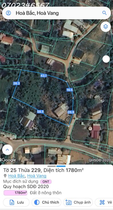 SIÊU PHẨM – BÁN ĐẤT VƯỜN VIEW SUỐI – HOÀ BẮC “CÓ 1 KHÔNG 2” DT 1.780m², GIÁ ĐẦU TƯ