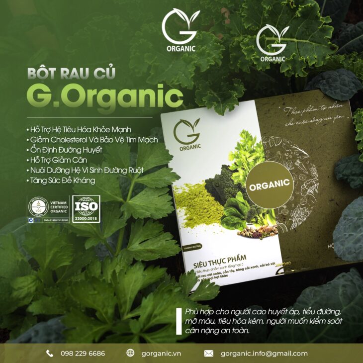 G.Organic – Vì sao sản phẩm hữu cơ thường có hạn sử dụng ngắn?