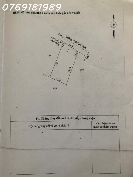 SIÊU PHẨM – NHÀ ĐẸP 2 TẦNG – KQH Thanh Lam, TP. Huế- không nhập lụt, DT 242m2, 4 tỷ 468 tr