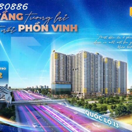 Bán căn 2PN 47M2 – 55M2 – 65M2 -75M2 Bcons Newsky vị trí mặt tiền QL 13