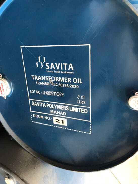 Dầu biến thế Transol – Vận hành ổn định, kéo dài tuổi thọ thiết bị