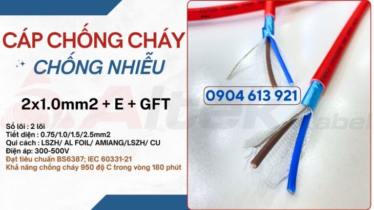 Cáp Chống Cháy Chống Nhiễu2x0.75 Altek Kabel Tại Hà Nội – Chính Hãng