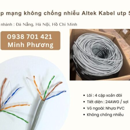 Cáp mạng không chống nhiễu Altek Kabel utp 5e Khánh Hòa – Bình Định – Gia Lai