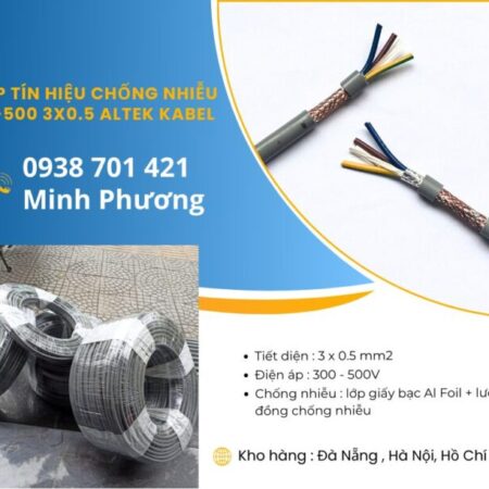 Cáp tín hiệu chống nhiễu SH-500 3×0.5 sẵn kho Đà Nẵng, Hà Nội, Hồ Chí Minh