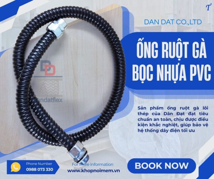 Ống ruột gà lõi thép/ Ống luồn dây điện/ Ống ruột gà luồn dây điện/ Ruột gà lõi thép bọc nhựa PVC