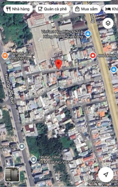 BÁN LÔ ĐẤT HẺM XE HƠI LÊ HỒNG PHONG—NAM NHA TRANG (3 Tỷ990 Sổ Hồng).