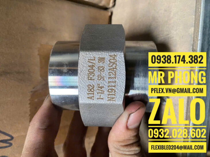 Măng xông ren inox áp lực- tê ren inox áp lực- co nối ren inox áp lực- rắc co áp lực 3000 psi