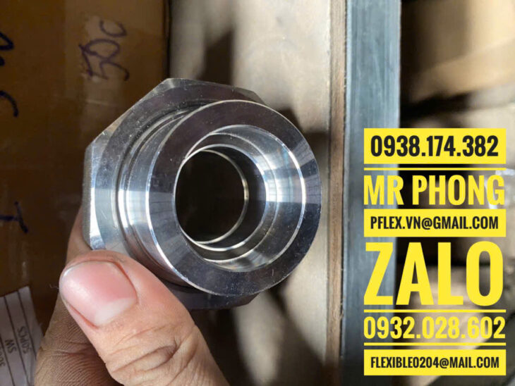 Măng xông ren inox áp lực- tê ren inox áp lực- co nối ren inox áp lực- rắc co áp lực 3000 psi