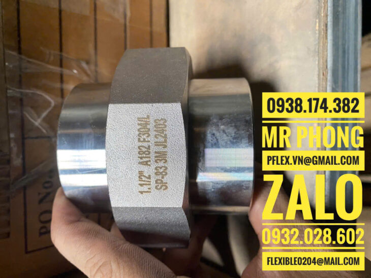 Măng xông ren inox áp lực- tê ren inox áp lực- co nối ren inox áp lực- rắc co áp lực 3000 psi