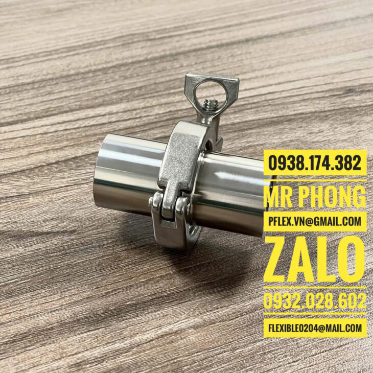 cùm clamp inox – cùm clamp inox ren trong – clamp inox ren ngoài-clamp inox đuôi chuột