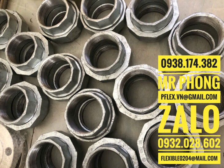 Rắc co ren trong gang kẽm-Rắc co ren trong áp lực-Rắc co ren trong inox-Rắc co ren trong thép