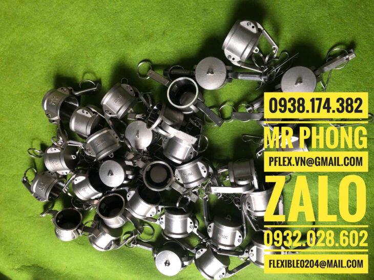 khớp nối nhanh inox-khớp nối camlock inox-khớp nối nhanh inox 304 , 316