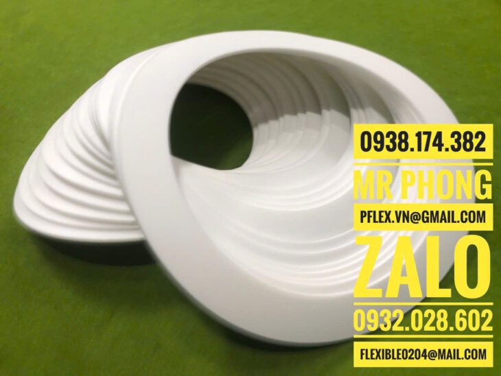Ron mặt bích teflon -Gioăng teflon chịu nhiệt