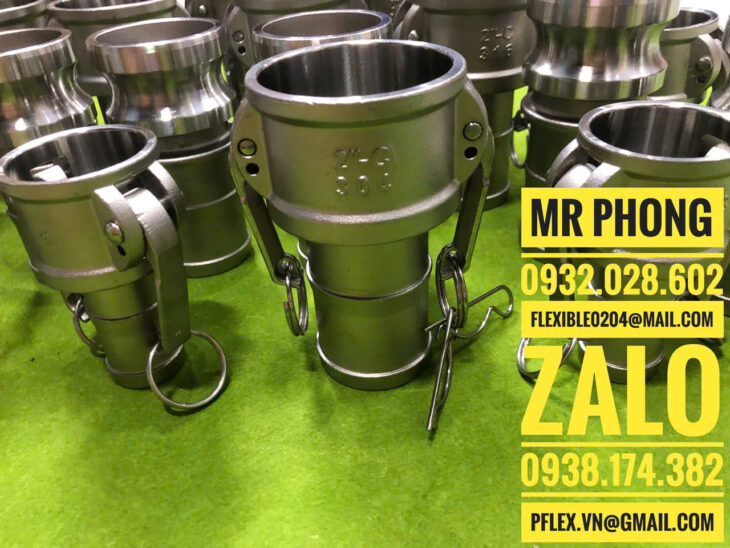 khớp nối nhanh inox-khớp nối camlock inox-khớp nối nhanh inox 304 , 316