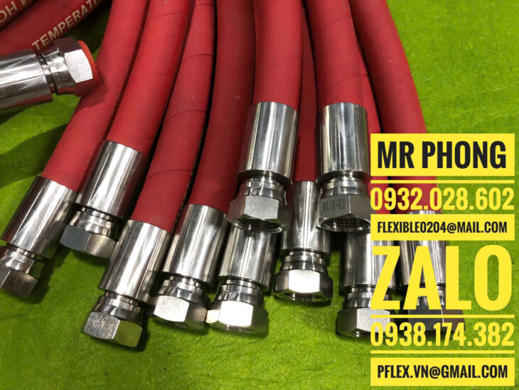 Ống dẫn hơi nóng Steam Hose italy-Ống dẫn hơi nóng- Ống mềm dẫn hơi nóng