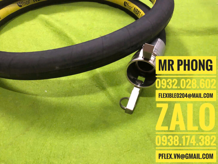 ống mềm cao su hút dầu – ống mềm cao su bơm dầu-ống cao su dẫn dầu kết nối camlock inox