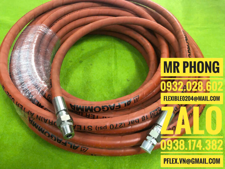 ống mềm cao su chịu nhiệt-ống cao su dẫn hơi nóng italy