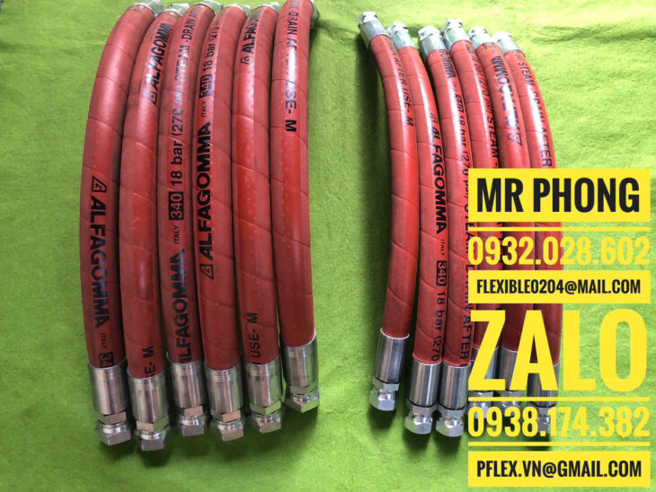 ống mềm cao su chịu nhiệt-ống cao su dẫn hơi nóng italy