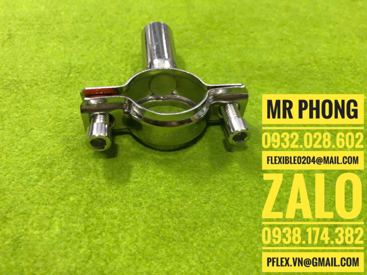 giá đỡ inox ống vi sinh- cùm treo ống vi sinh-giá treo cho ống vi sinh-cùm kẹp ống vi sinh