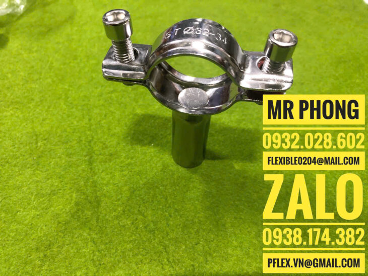 giá đỡ inox ống vi sinh- cùm treo ống vi sinh-giá treo cho ống vi sinh-cùm kẹp ống vi sinh