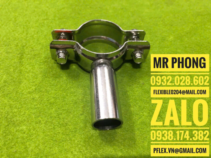 giá đỡ inox ống vi sinh- cùm treo ống vi sinh-giá treo cho ống vi sinh-cùm kẹp ống vi sinh