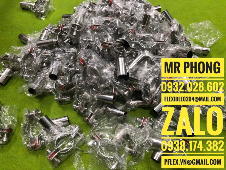 giá đỡ inox ống vi sinh- cùm treo ống vi sinh-giá treo cho ống vi sinh-cùm kẹp ống vi sinh