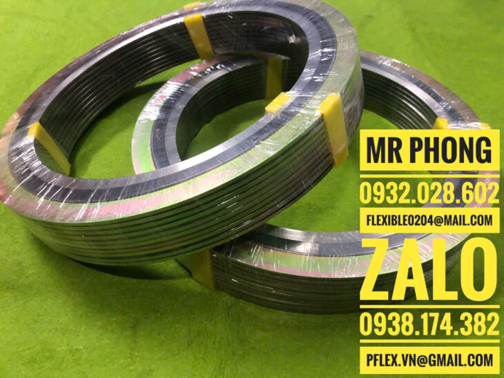 Gioăng chì -Ron chì chịu nhiệt- Gioăng chì tấm -Gioăng chì thép xoắn -Ron chì DN40 -Gioăng chì 3 lớp