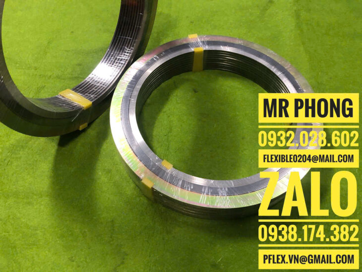 Gioăng chì -Ron chì chịu nhiệt- Gioăng chì tấm -Gioăng chì thép xoắn -Ron chì DN40 -Gioăng chì 3 lớp