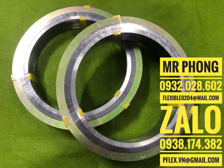 Gioăng chì -Ron chì chịu nhiệt- Gioăng chì tấm -Gioăng chì thép xoắn -Ron chì DN40 -Gioăng chì 3 lớp