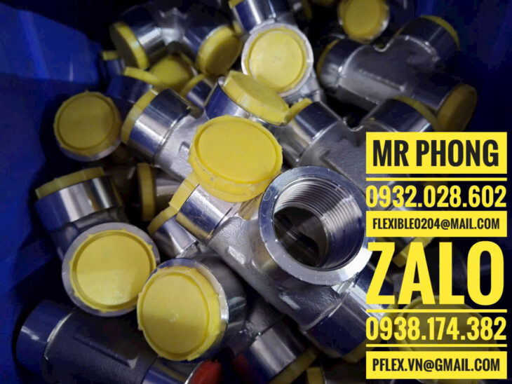 tê ren inox thủy lực – tê ren trong inox thủy lực- tê ren thép thủy lực-tê ren ngoài thủy lực