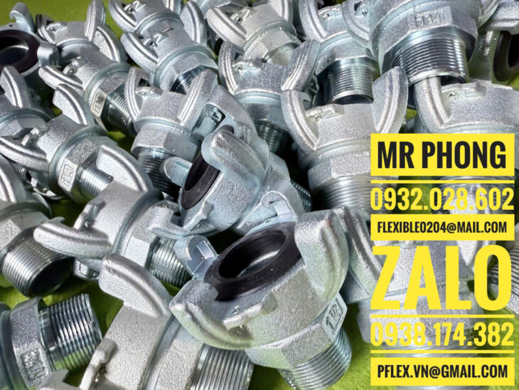 khớp nối nhanh chicago ren ngoài-khớp nối chicago ren trong-đầu nối chicago đuôi chuột