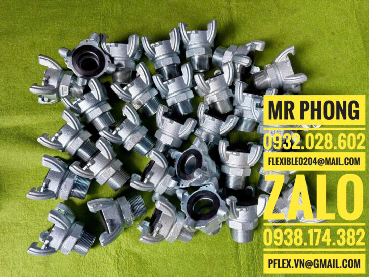 khớp nối nhanh chicago ren ngoài-khớp nối chicago ren trong-đầu nối chicago đuôi chuột