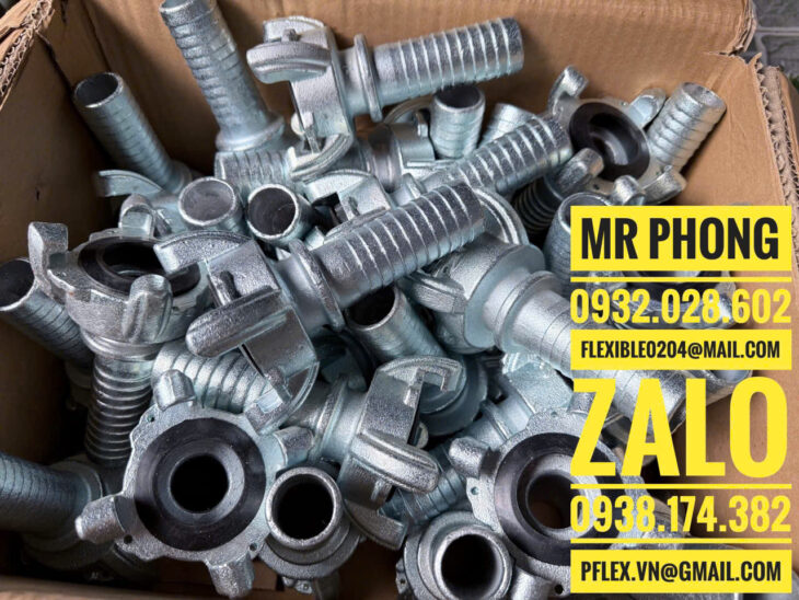 khớp nối nhanh chicago ren ngoài-khớp nối chicago ren trong-đầu nối chicago đuôi chuột