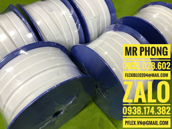 Teflon cuộn- Băng keo chịu nhiệt Teflon -Keo dán nhựa Teflon- băng keo cuộn PTFE