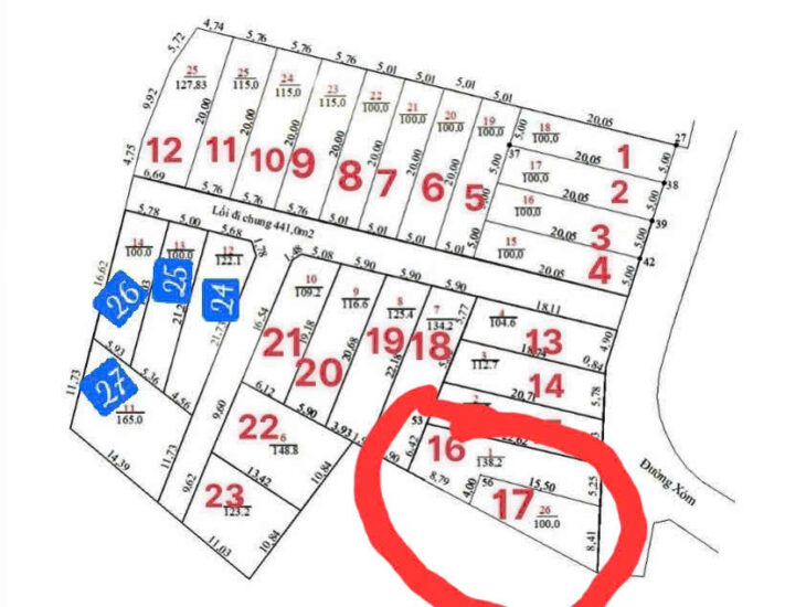 BÁN ĐẤT CẨM LĨNH, BA VÌ-238M-GIÁ CHỈ 1,22 TỶ