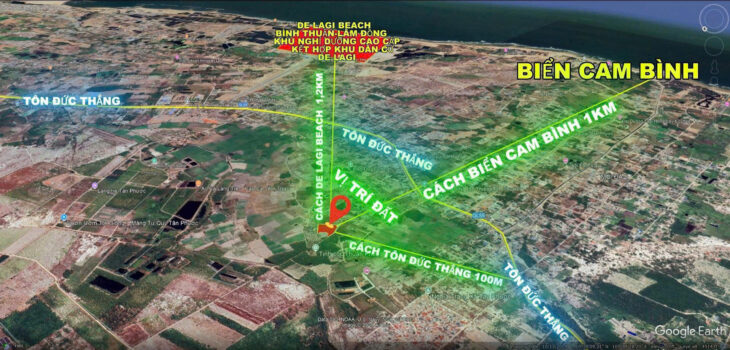 Bán 3000m2 đất gần Biển Cam Bình, LaGi giá rẻ nhất 1.5 tỷ