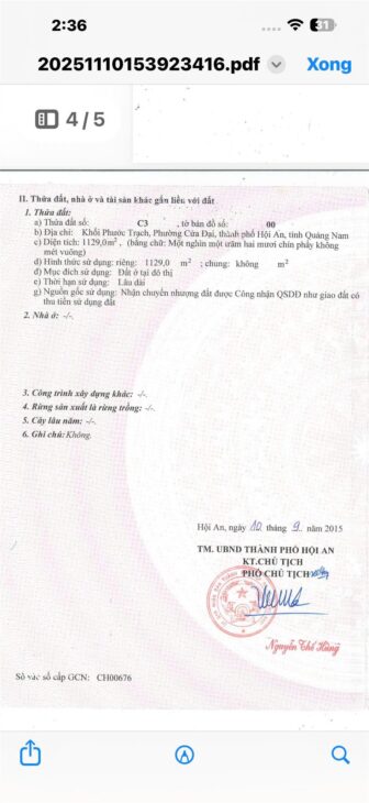 ĐẤT ĐẸP – GIÁ TỐT – CẦN BÁN LÔ ĐẤT KĐT Phước Trạch – Phước Hải ,Hội An, Quảng Nam ĐẤT ĐẸP – GIÁ TỐT – CẦN BÁN LÔ ĐẤT KĐT Phước Trạch – Phước Hải ,Hội An, Quảng Nam