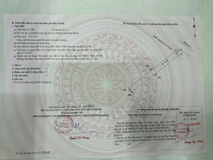 LÔ ĐẤT ĐẸP- GIÁ TỐT chính chủ cần bán nhanh lô đất tiềm năng tại thị xã Chơn Thành tỉnh Bình Phước